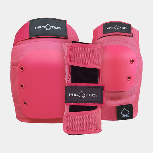 Pro Tec Street Gear Junior 3 Pack Pad Set Pink