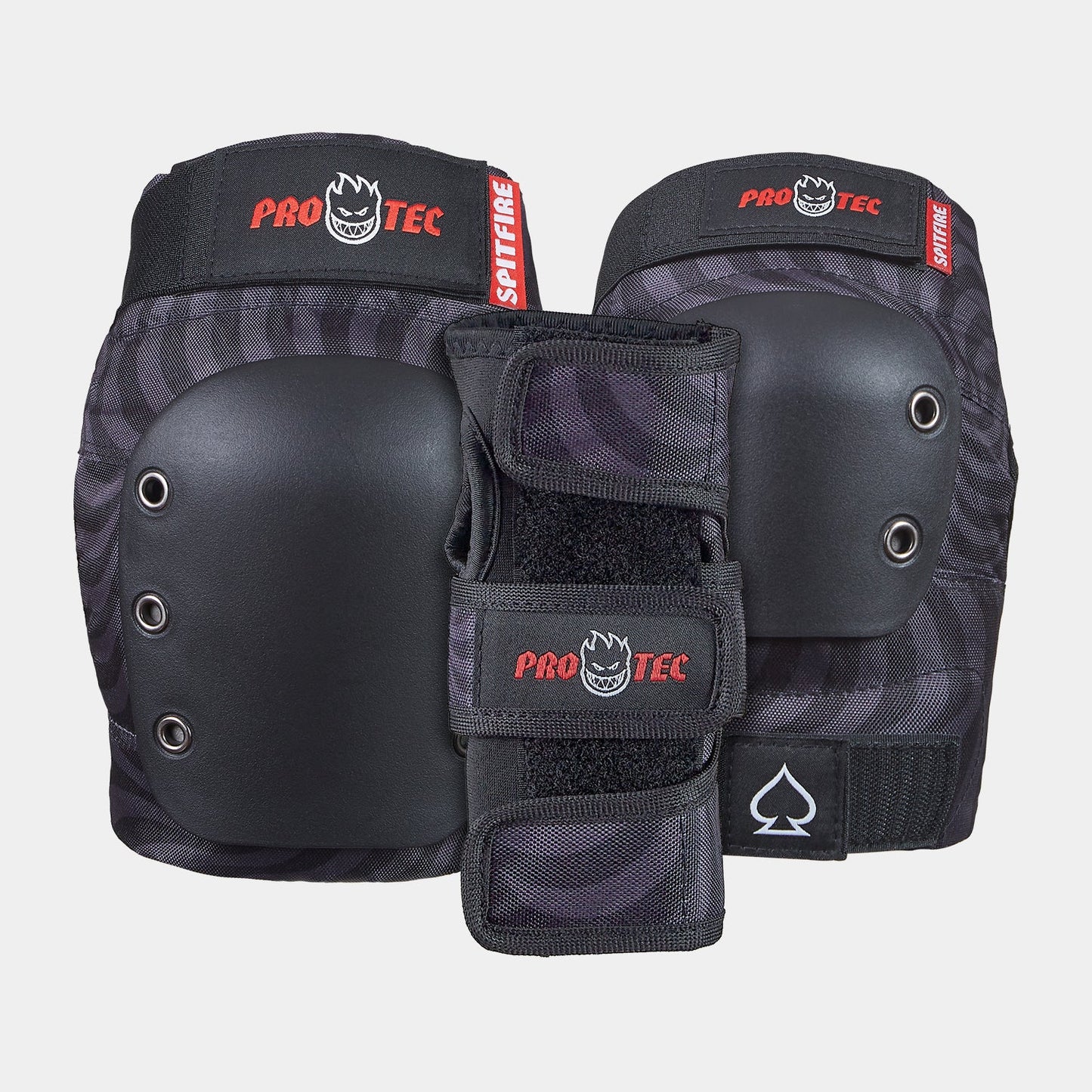 Pro Tec Street 3 Pack Pad Set X Spitfire Black