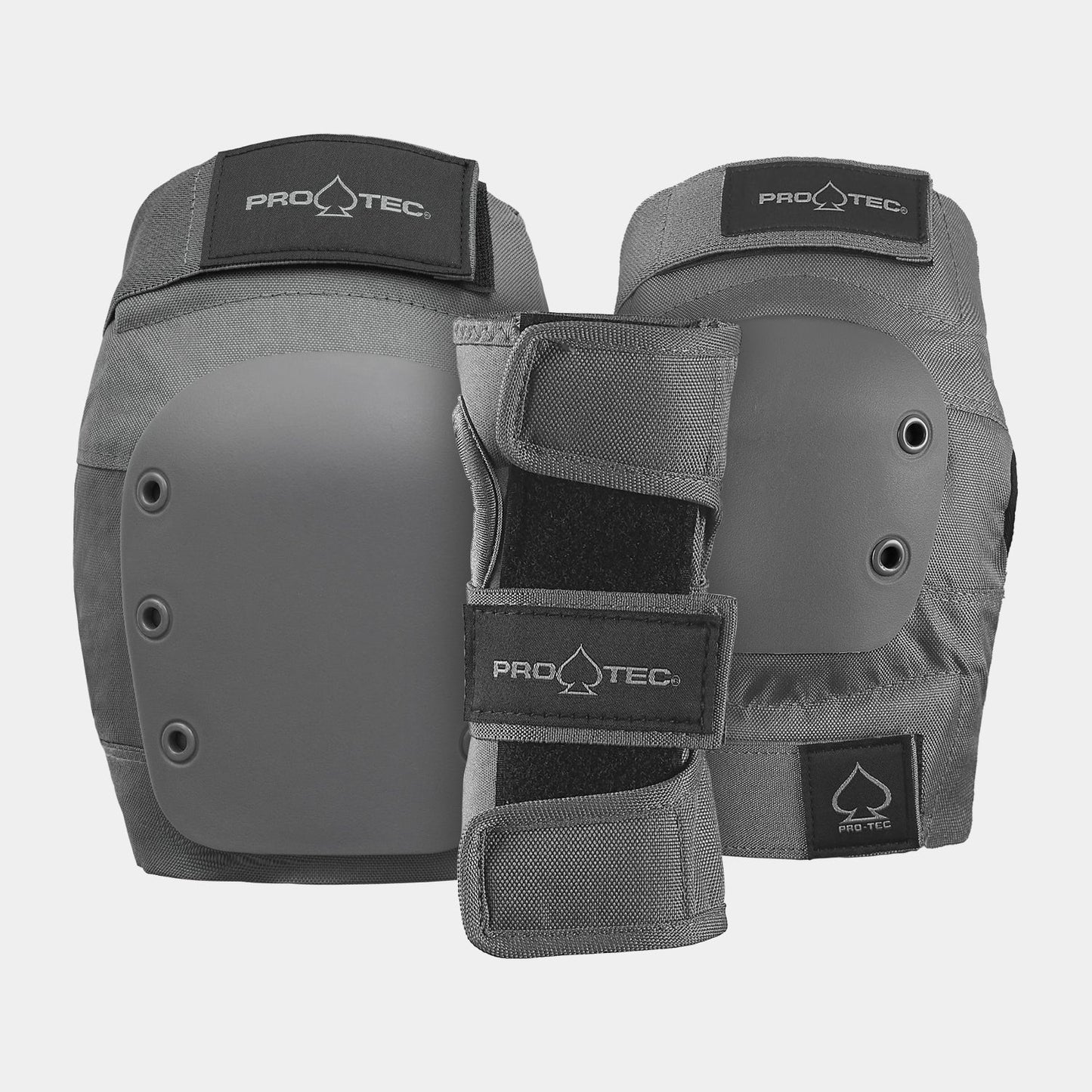 Pro Tec Street Gear Junior 3 Pack Pad Set Grey